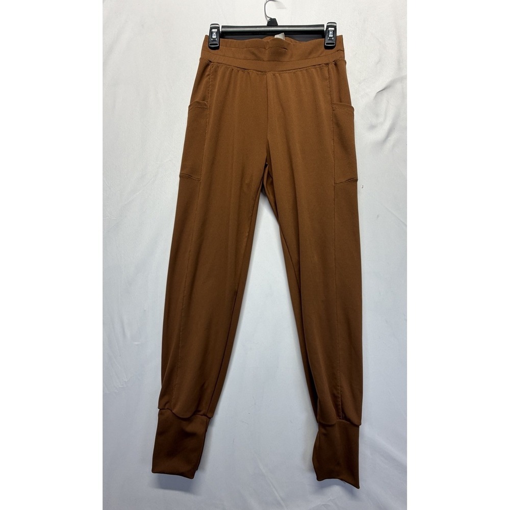 ShoSho Womens Brown Jogger Pants Size Medium Stretch Pull On‎ Lounge Casual